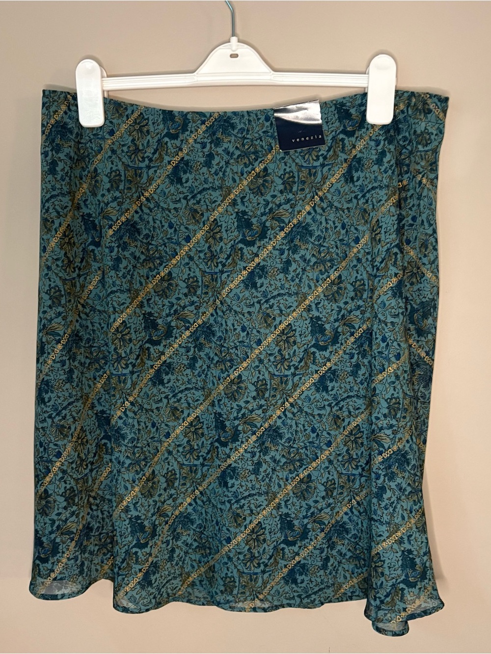Vintage Venezia Y2K Floral Paisley Skirt Size 18 Fairy Whimsigoth NWT